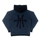 NVY/BLK Crewneck-Pullover