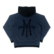 NVY/BLK Crewneck-Pullover