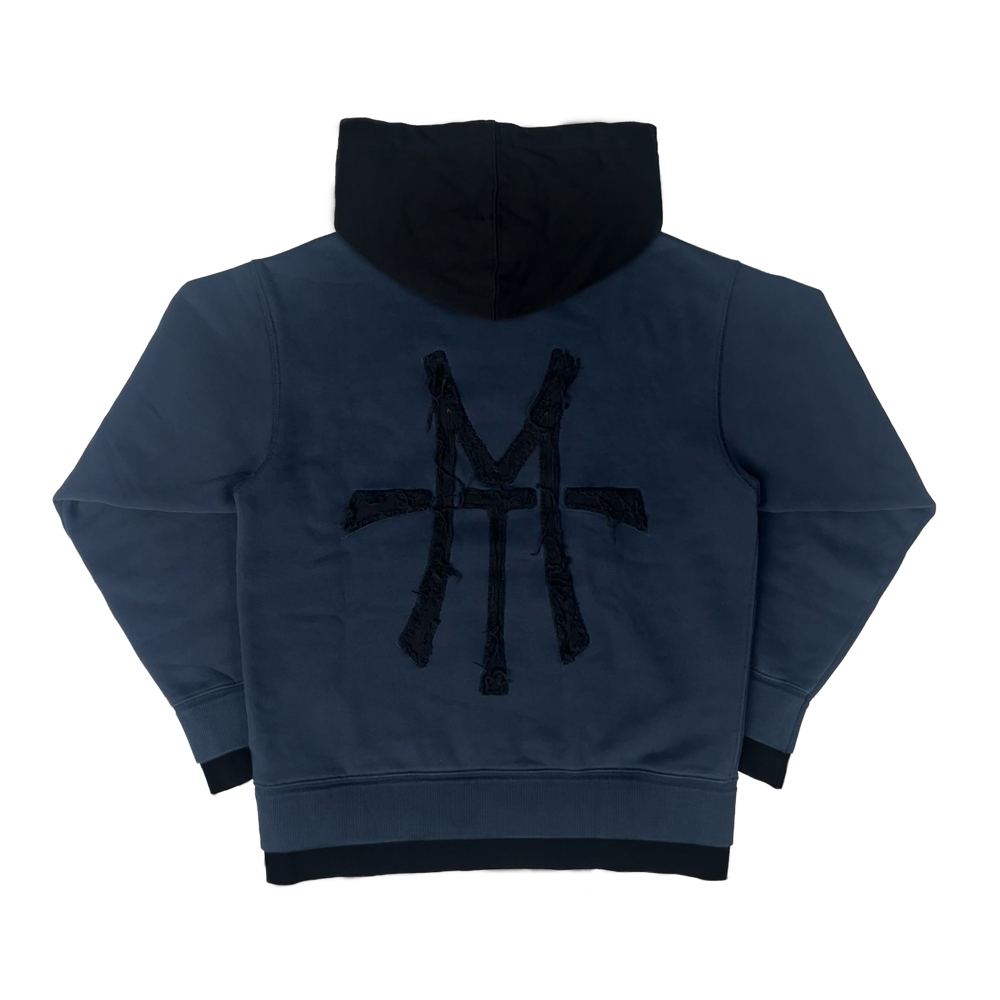 NVY/BLK Crewneck-Pullover