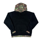 BLK/CMO Crewneck-Pullover