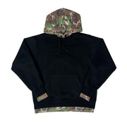 BLK/CMO Crewneck-Pullover