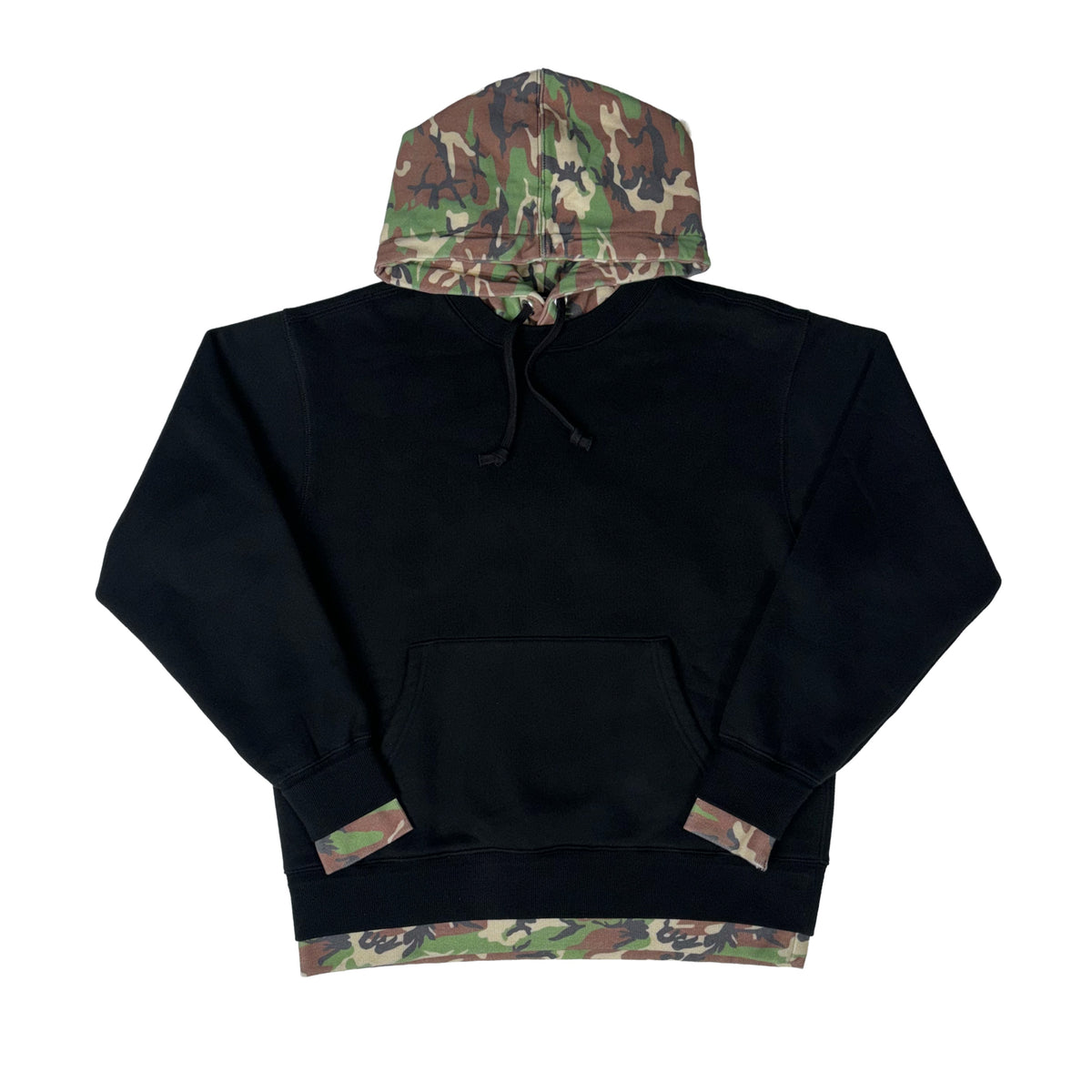 BLK/CMO Crewneck-Pullover